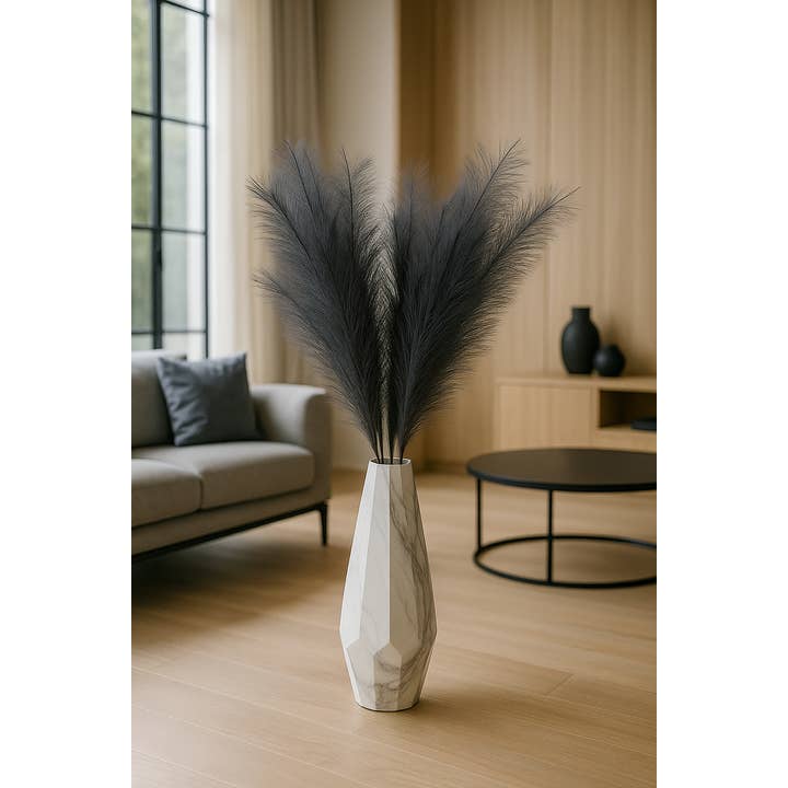 Mollie Sophia Ltd - Wholesale Dried/pressed flowers - Faux Pampas Grass 120cm – Boho Decor in 6 Colours 2