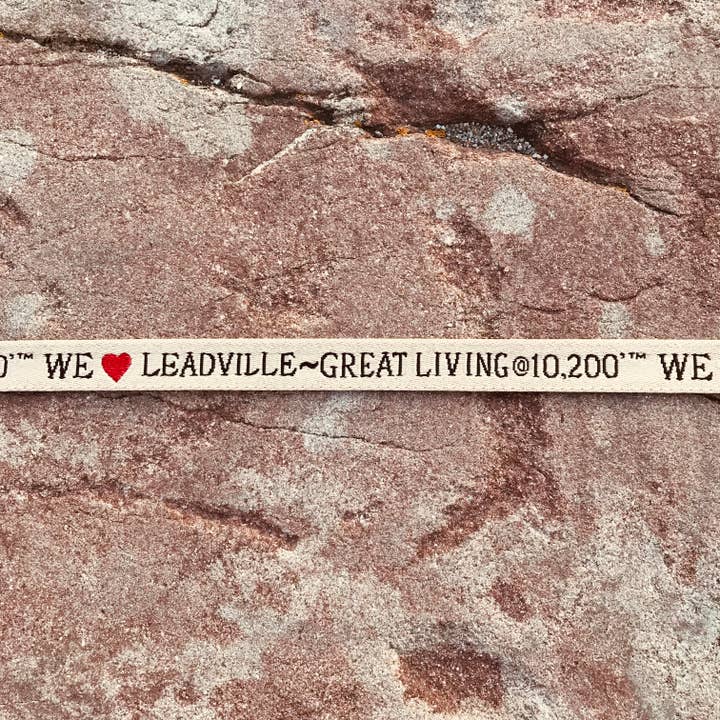 JMFT Industries - Wholesale Belt - Unisex - Hiker Belt / We ❤️ Leadville ~ Great Living @ 10,200'3