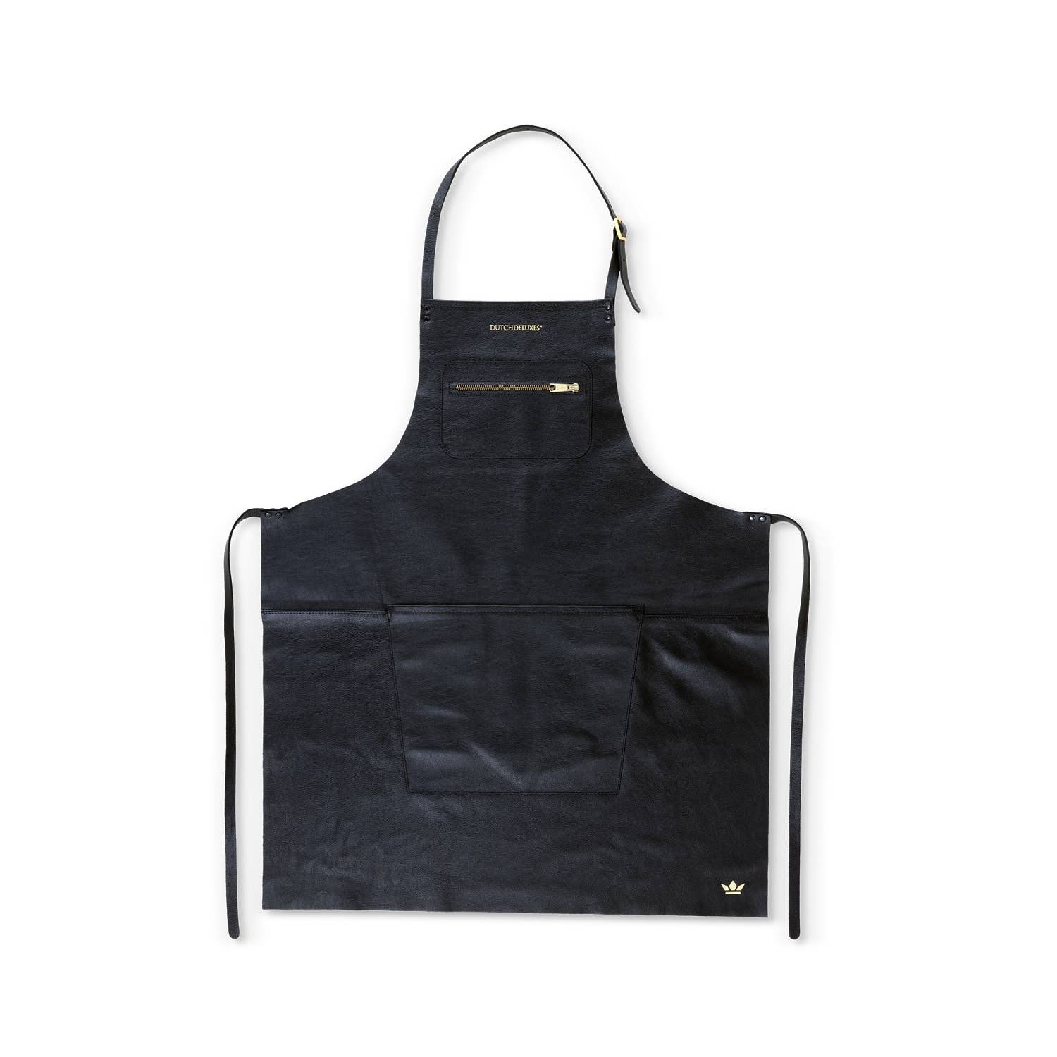 BIDKhome - Wholesale Apron - Black Leather Zipper Style Apron0