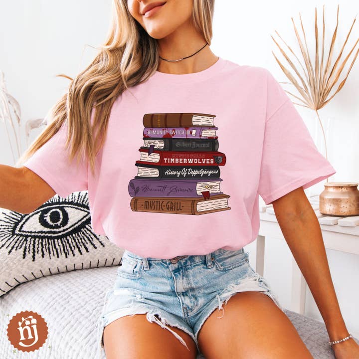 Nearly June Design Co - Wholesale T-Shirt (Graphic) - Unisex - TVD The Vampire Diaries Inspired Bookstack10
