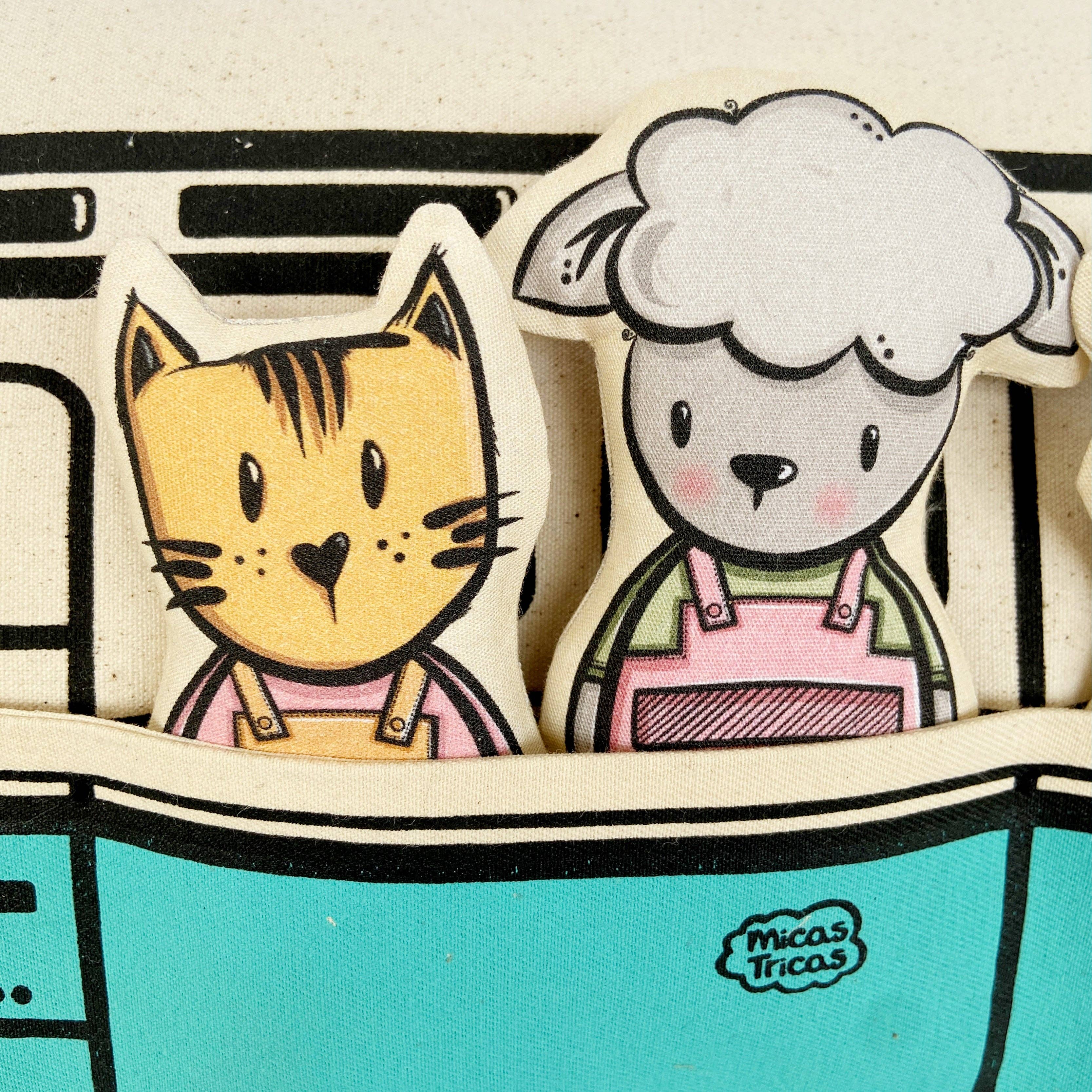 Micastricas - Wholesale Pillow/Cushion - Kids & Baby - Interactive Cushion - Summer van blue1