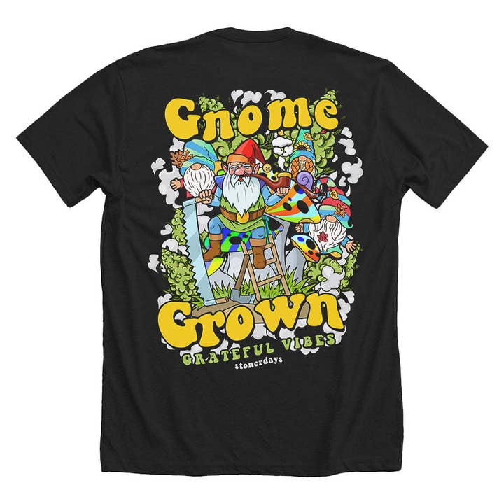 Gnome Grown Tee for wholesale by StonerDays Apparel