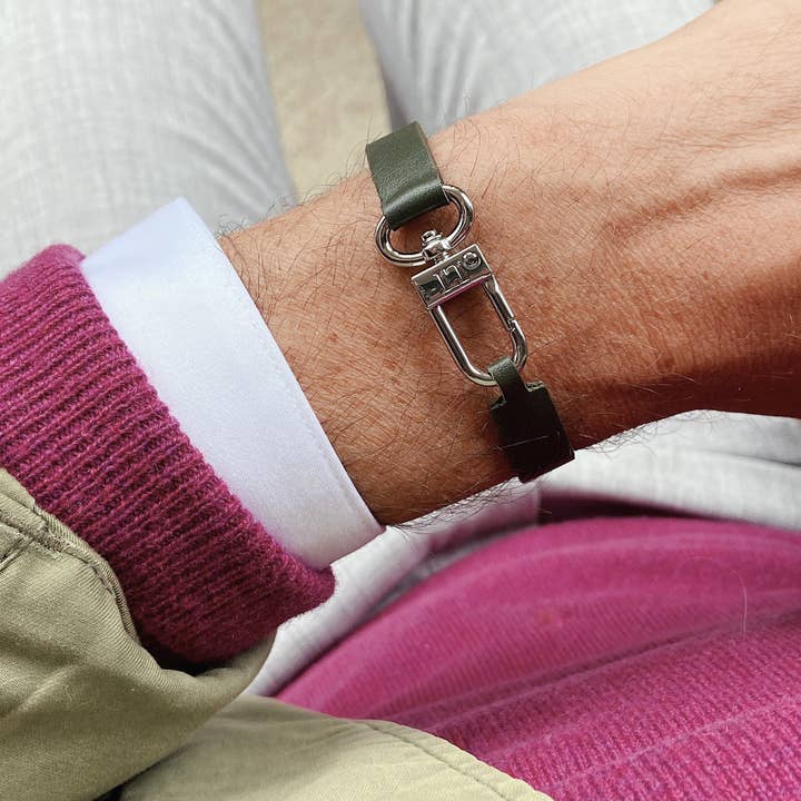 KHAKI CLUB Silver BRACELET for wholesale by Lovnloc