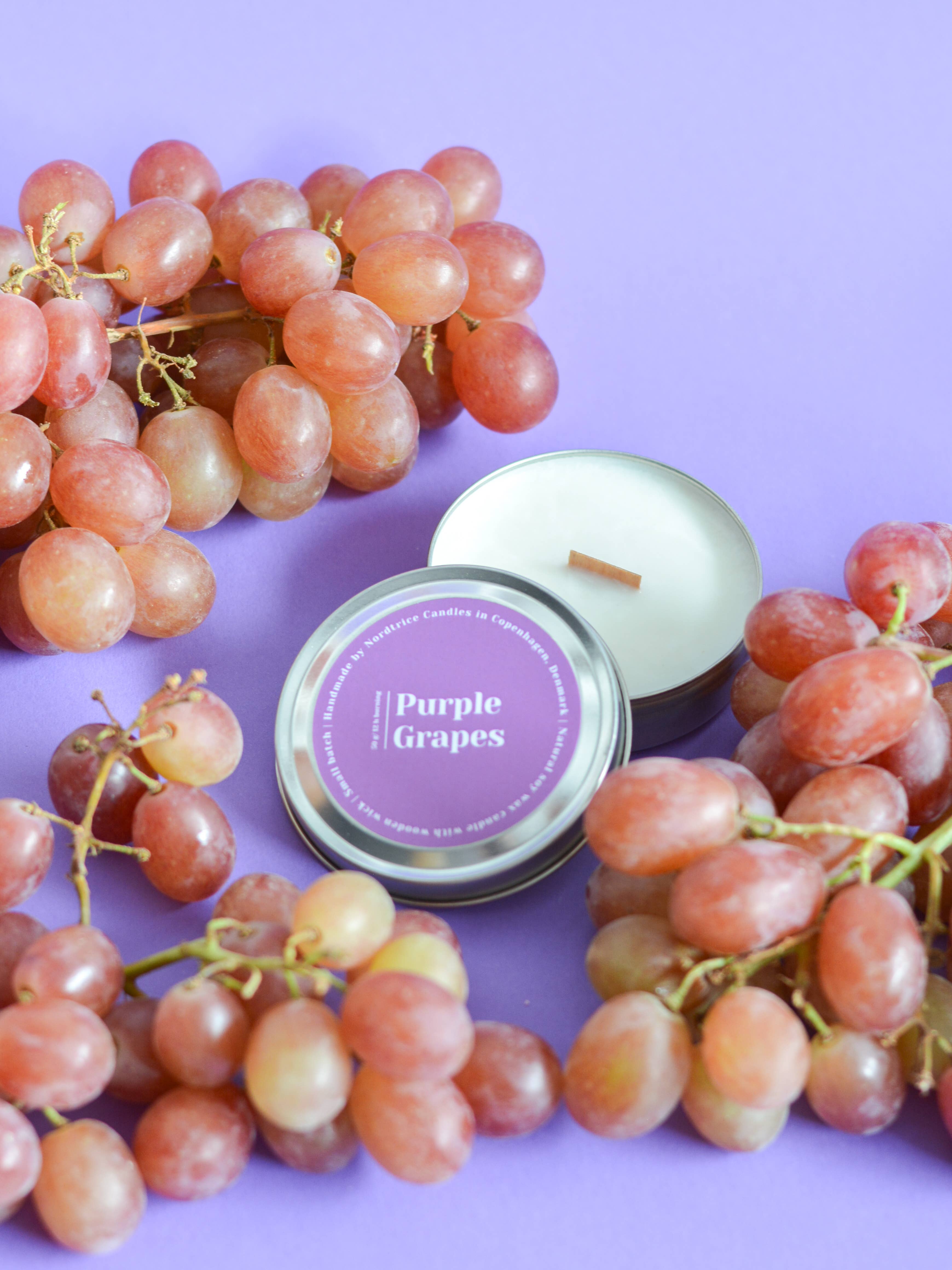 Nordtrice - Wholesale Travel Candles - Scented soy candles M, Purple Grapes 50g5