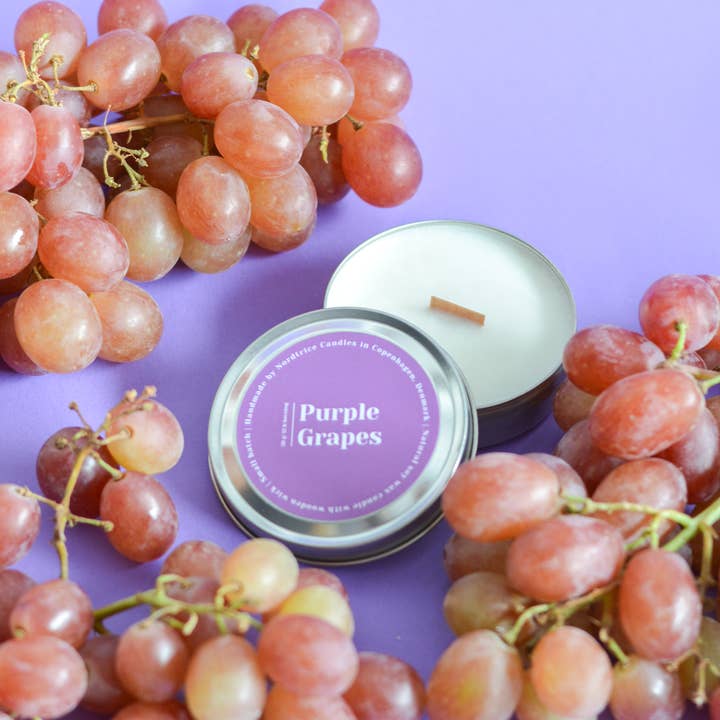 Nordtrice - Wholesale Travel Candles - Scented soy candles M, Purple Grapes 50g5