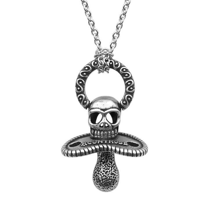 Skull Pacifier Necklace for wholesale by Controse