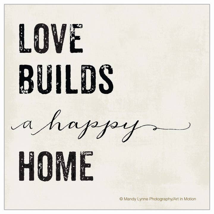 "Happy Home" Single Absorbent Stone Coaster for wholesale by Conimar Promotions