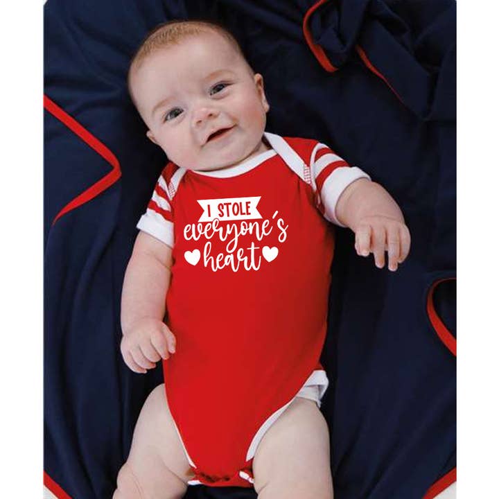 I stole everyone's heart Bodysuit for wholesale by Be In Faith