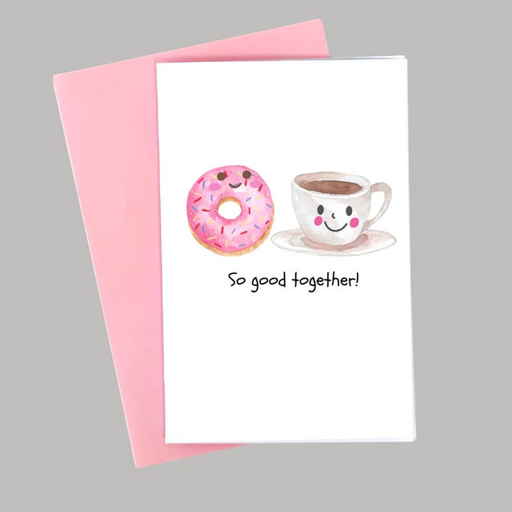 So Good Together - Coffee & Donut for wholesale by I Hart Pink Cards
