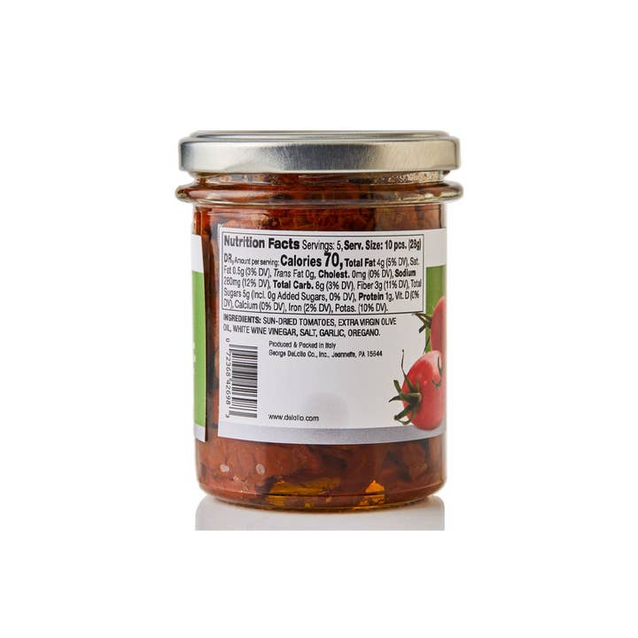 Delallo - Wholesale Dried/Dehydrated Vegetables - Julienne Cut Sun-Dried Tomatoes2
