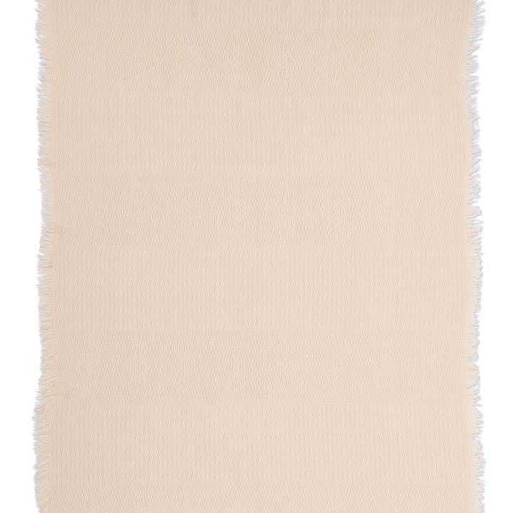 RITZY - Wholesale Throw Blanket - Adara Pure Wool Blanket - Creamy White