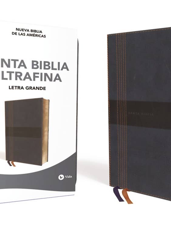 NBLA, Santa Biblia, Ultrafina Letra grande Leathersoft Azul for wholesale by HarperCollins Christian Publishing