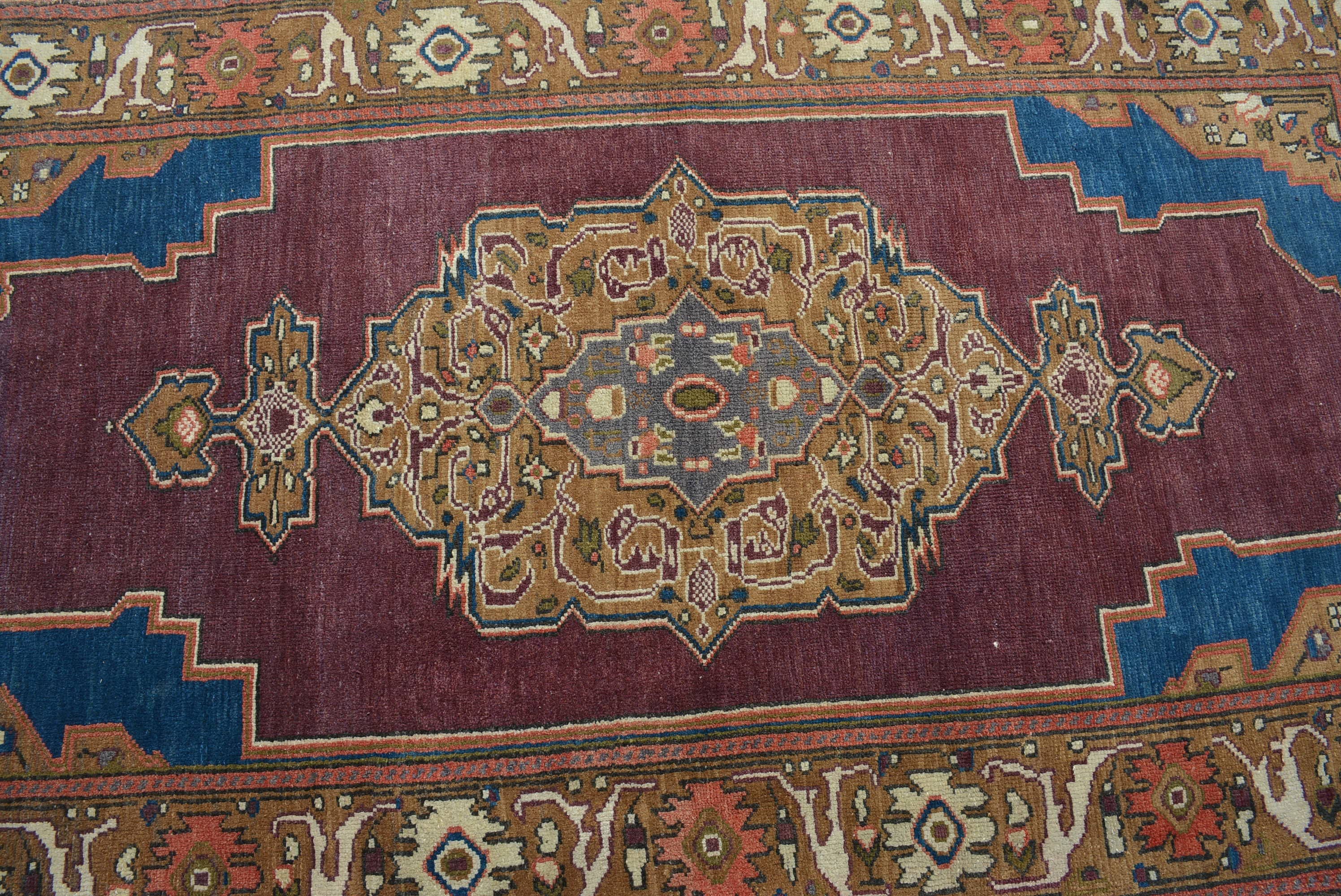 The Loom Wholesale - Wholesale Runner Rug - Vintage Burgundy Geometric Wool Rug4