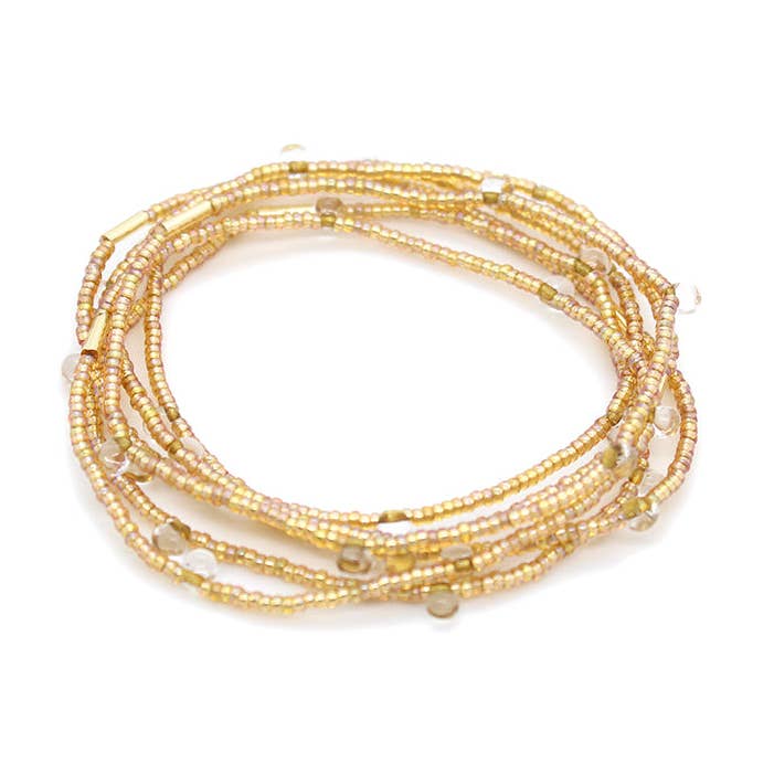 Candy Bracelets / Set of 6 / Gold for wholesale by bluma project