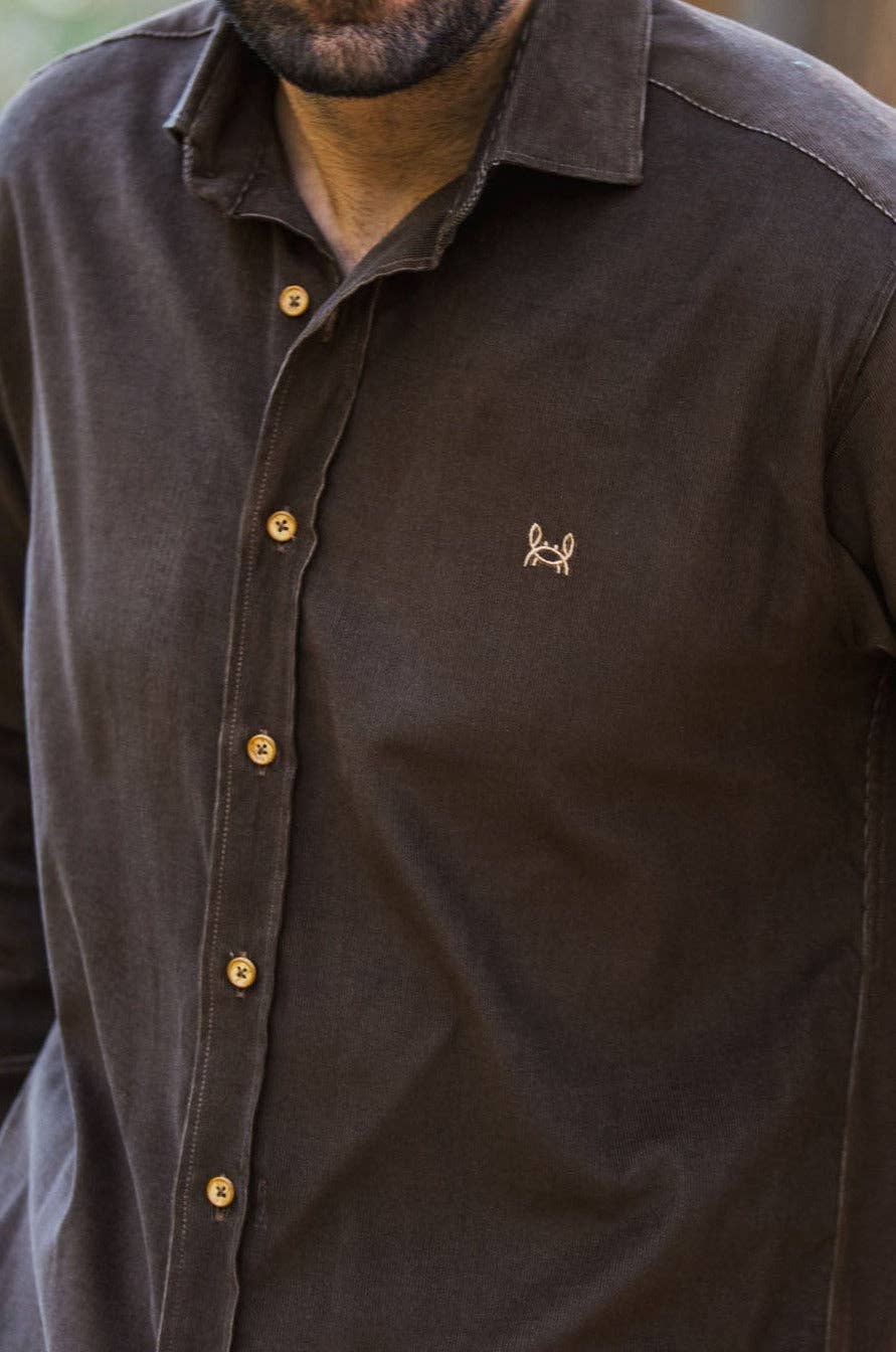 Custi Mikelo: Men's Clothing & Christmas Gifts - Wholesale Button Down Shirt - Men's - Khaki microfleece shirt1