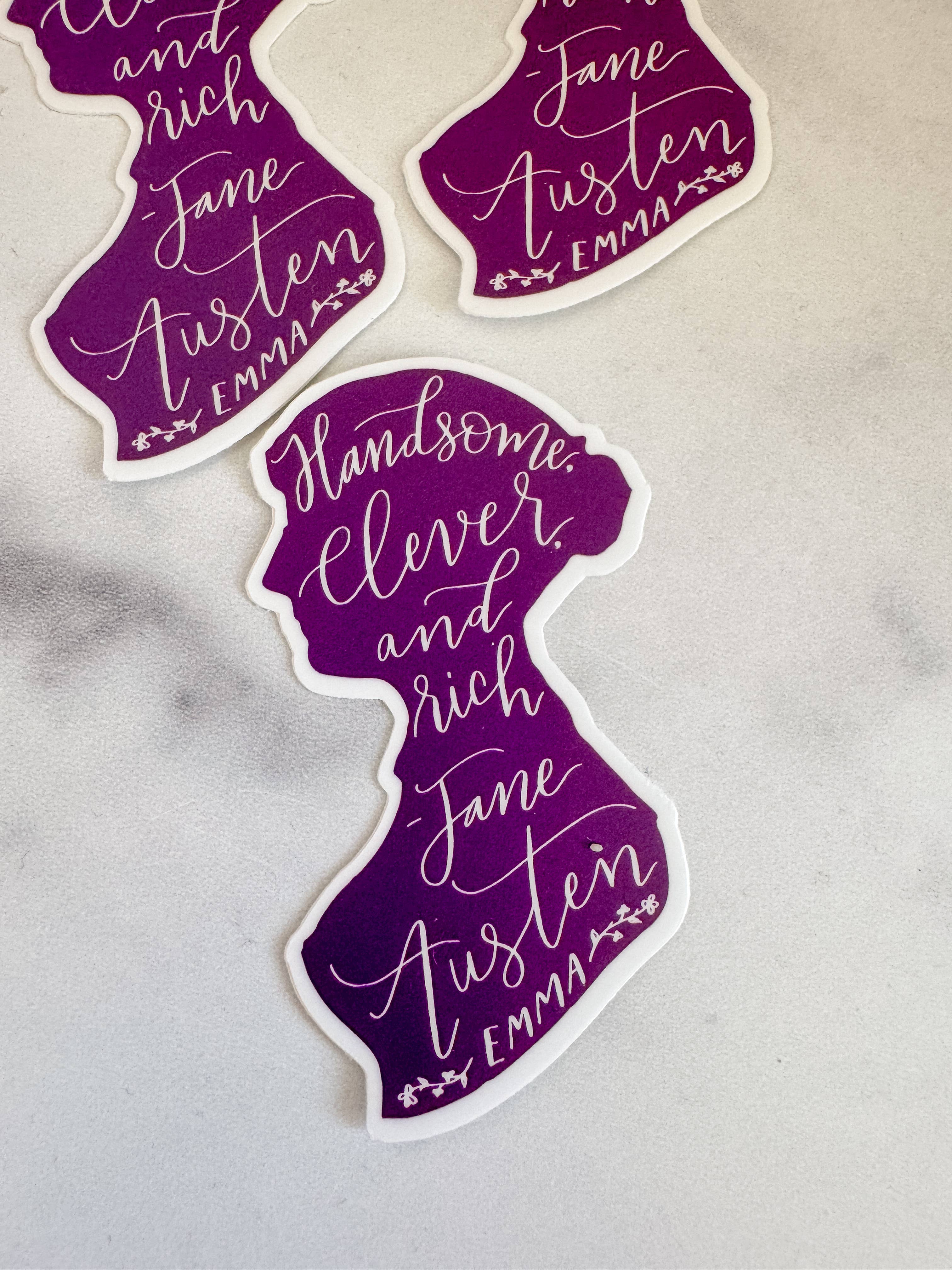 Wildflower Paper Company - Wholesale Sticker - Jane Austen Emma Quote Literary Sticker Decal 3