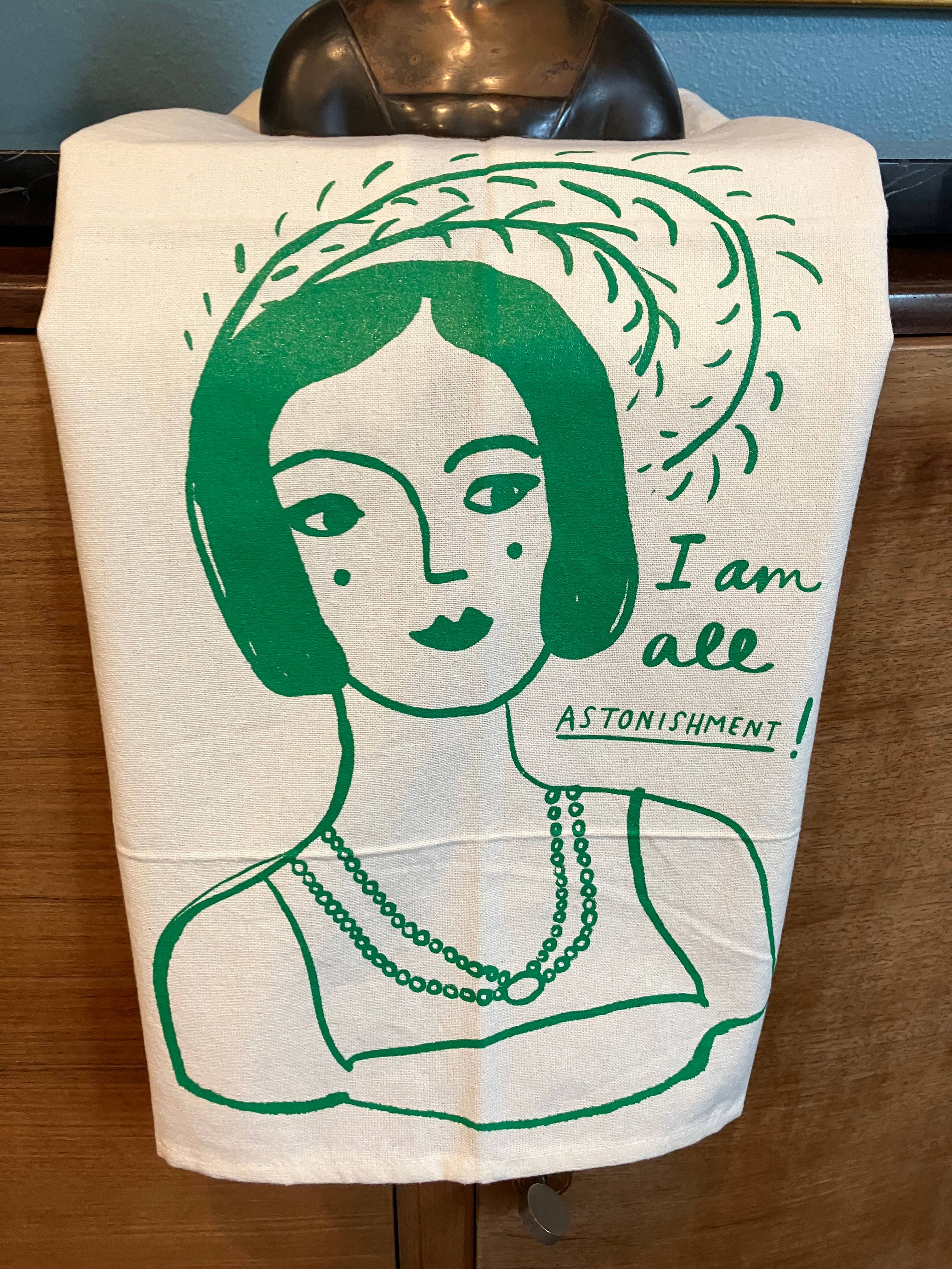 Colleen Harrington Studio - Wholesale Tea Towel - 100% Cotton Tea Towel - Jane Austen I Am All Astonishment7