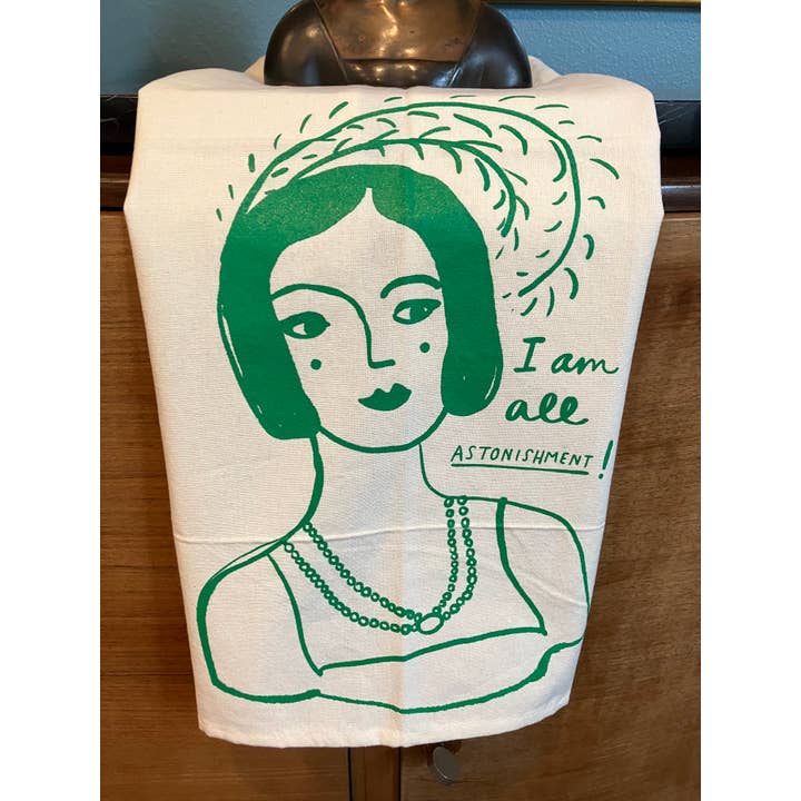 Colleen Harrington Studio - Wholesale Tea Towel - 100% Cotton Tea Towel - Jane Austen I Am All Astonishment7