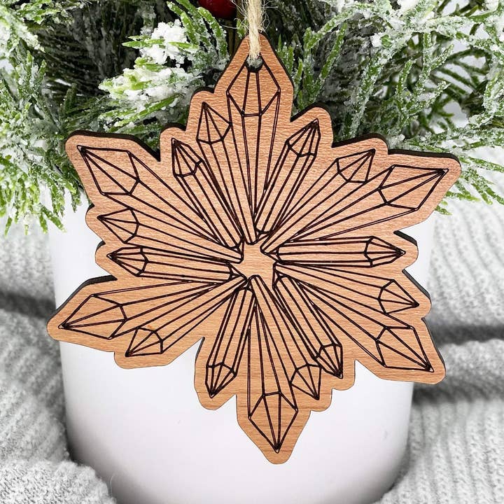 Engraved Chaos - Wholesale Ornament - Crystal Snowflake Ornament - Crystal Stone Ornament - New Ag0