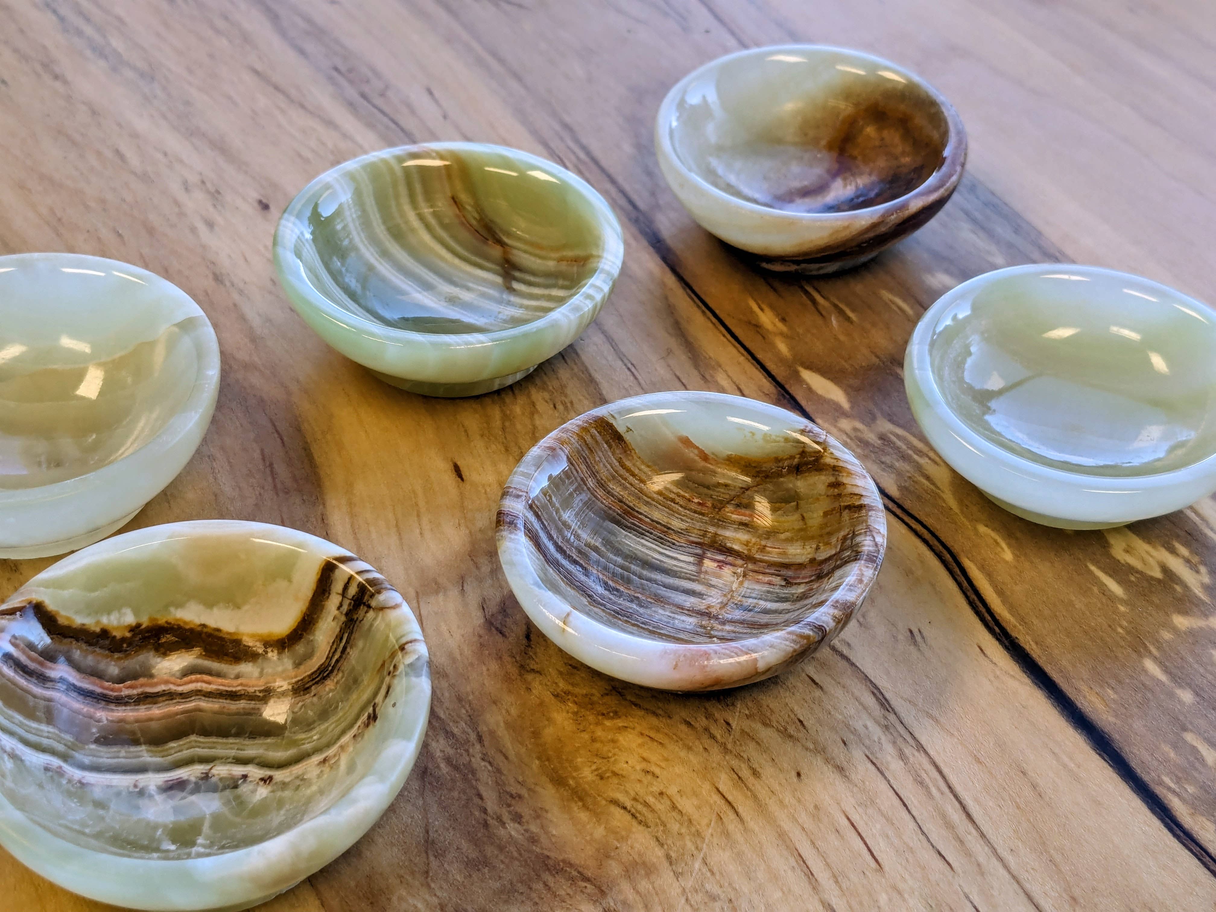 Jensen Rocks - Wholesale Decorative Plate/Dish/Bowl - Onyx 2'' Dish