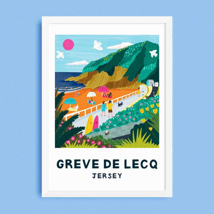 Greve De Lecq - Jersey Print for wholesale by Lauren Radley