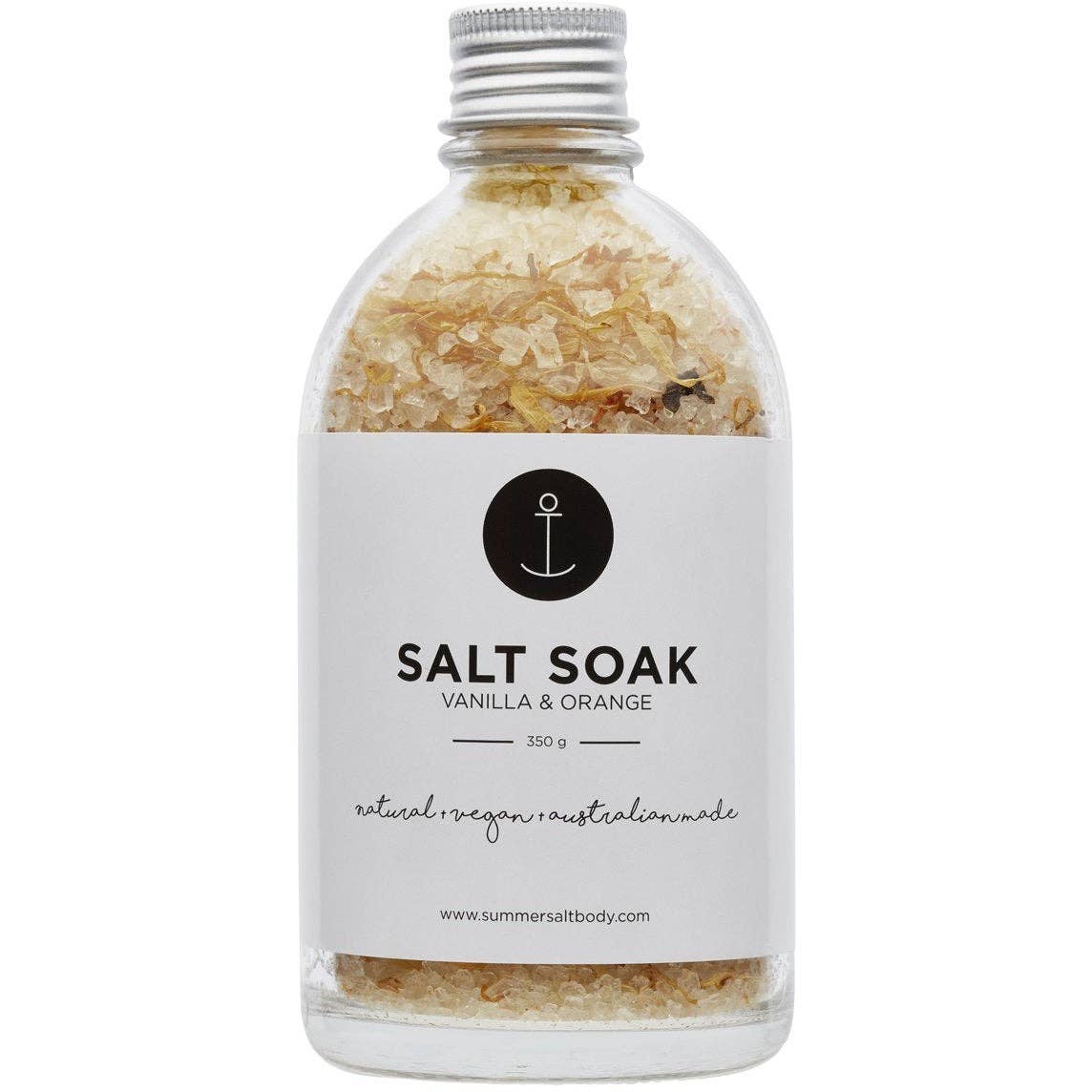Summer Salt Body - Wholesale Bath soak/milk - Salt Soak | Vanilla & Orange - 350g2
