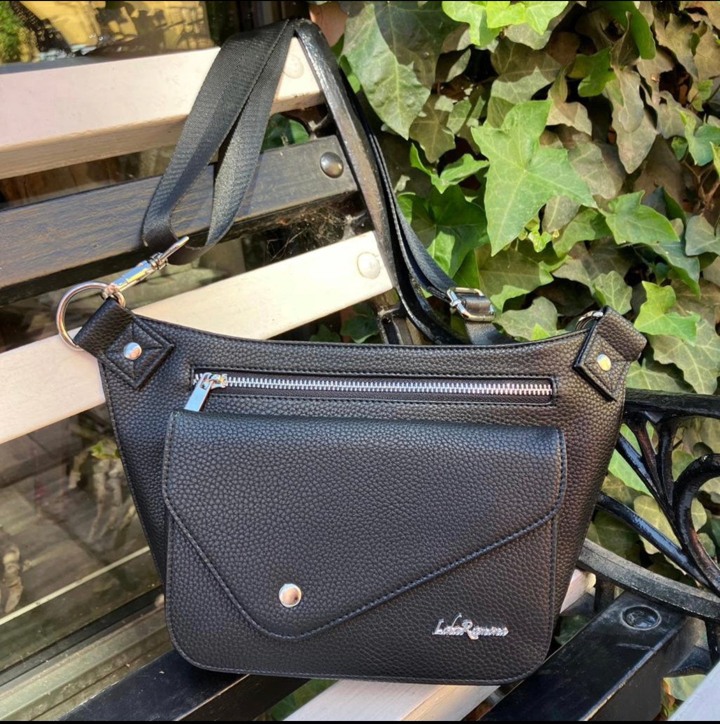 Lola Ramona - Wholesale Belt Bag - Women's - Harper Black Vegan - Belt Bag1