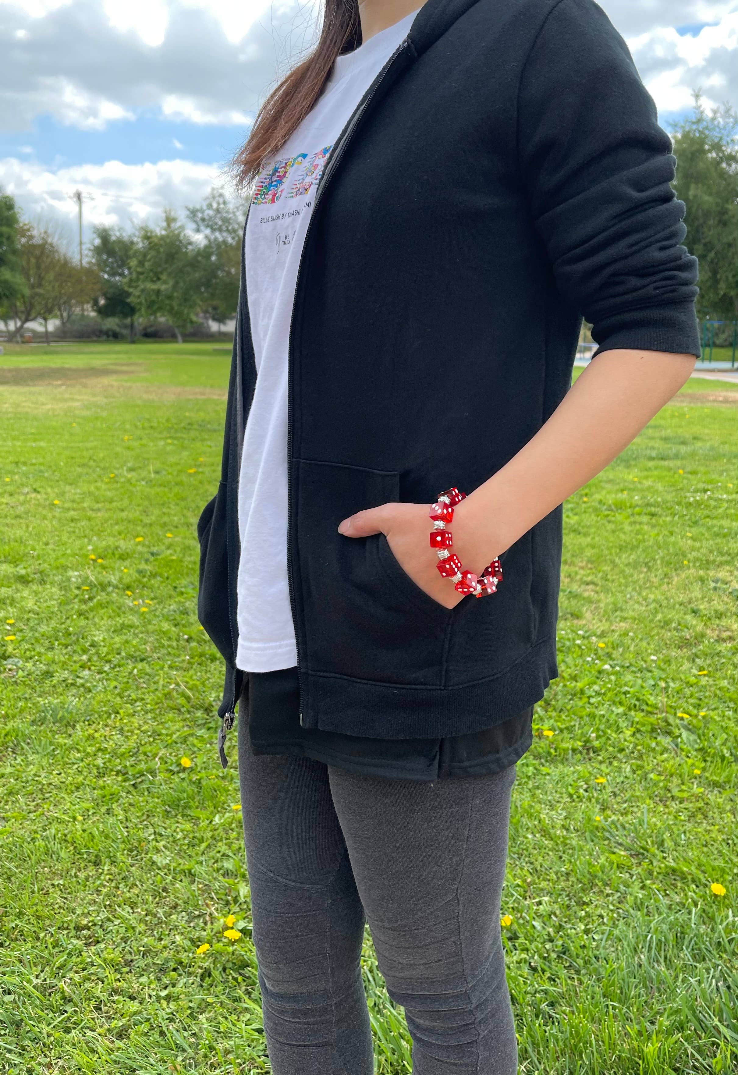 Fiona Accessories - Wholesale Beaded Bracelet - Dice Bunco Beaded Bracelet, Casino Game Night Gift Shop Idea10