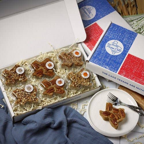 Texas Pecan Cakes - Wholesale Cake - Texas Pecan Cakes: Small Cakes 3.35oz (6 Pack)6