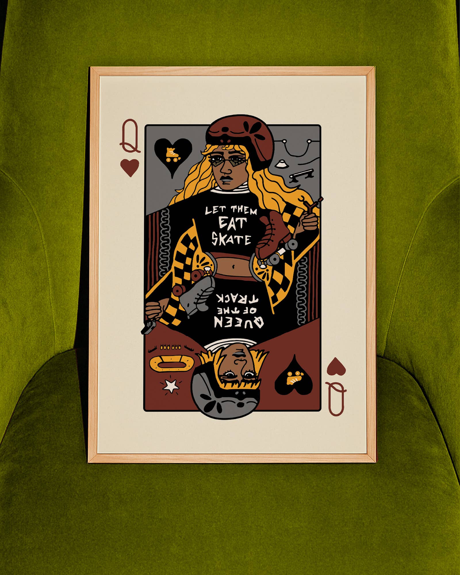 Create & Skate Factory - Wholesale Art Print - Queen of Skates Art Print11
