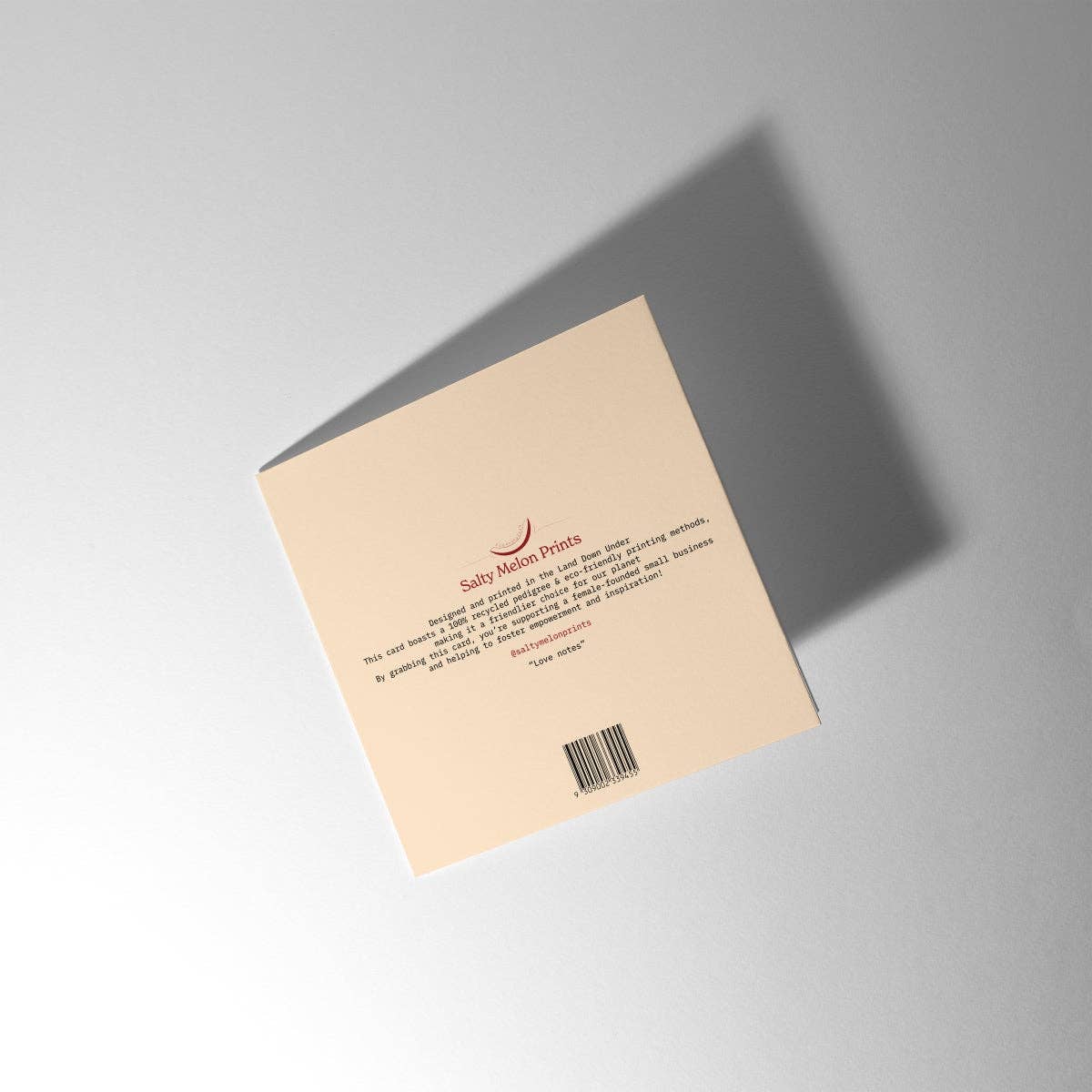 Salty Melon Prints - Wholesale Love Card - LOVE NOTES3