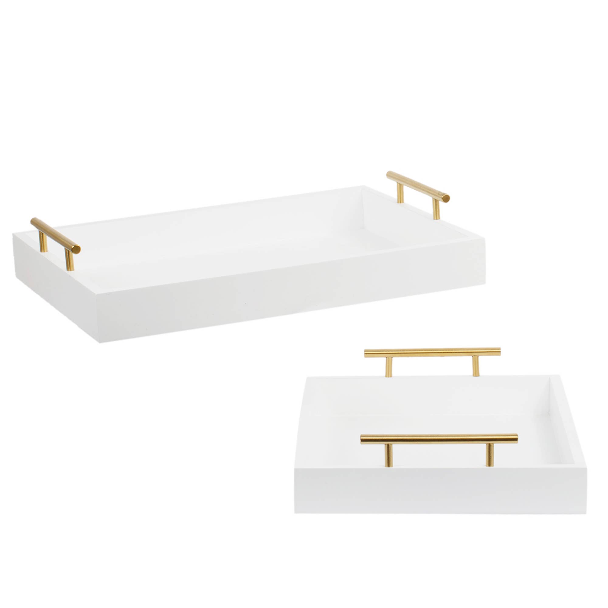 Kiera Grace - Wholesale Decorative Tray - Wooden Decrorative Serving Tray Set of 22