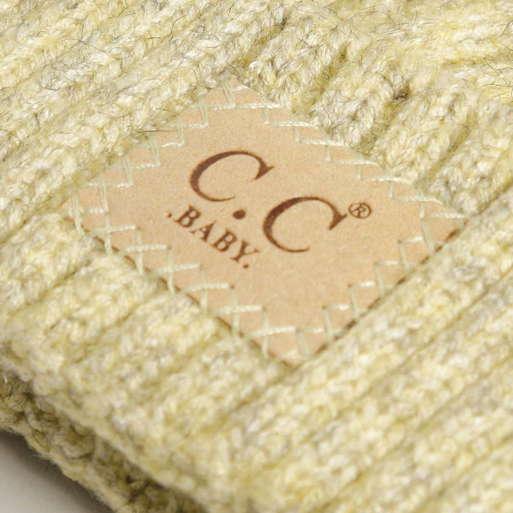 Fashion City - Wholesale Beanie - Kids - Baby Criss-Cross Beanie with Double Pom-Pom6