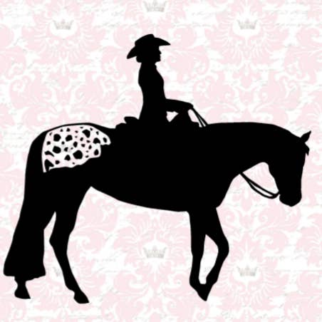 Adesivo in vinile Appaloosa Western Horse per la vendita all'ingrosso da parte di Bow-Dacious Designs