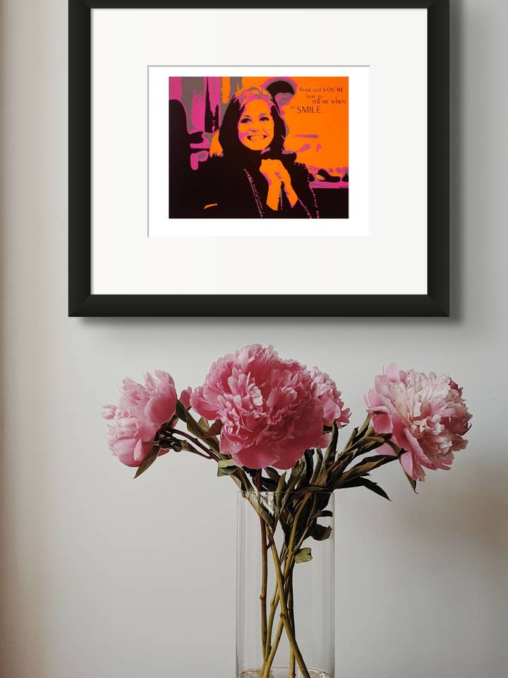 "Turn the World On" Fine Art Print for wholesale by Amanda Wirig Retro Art