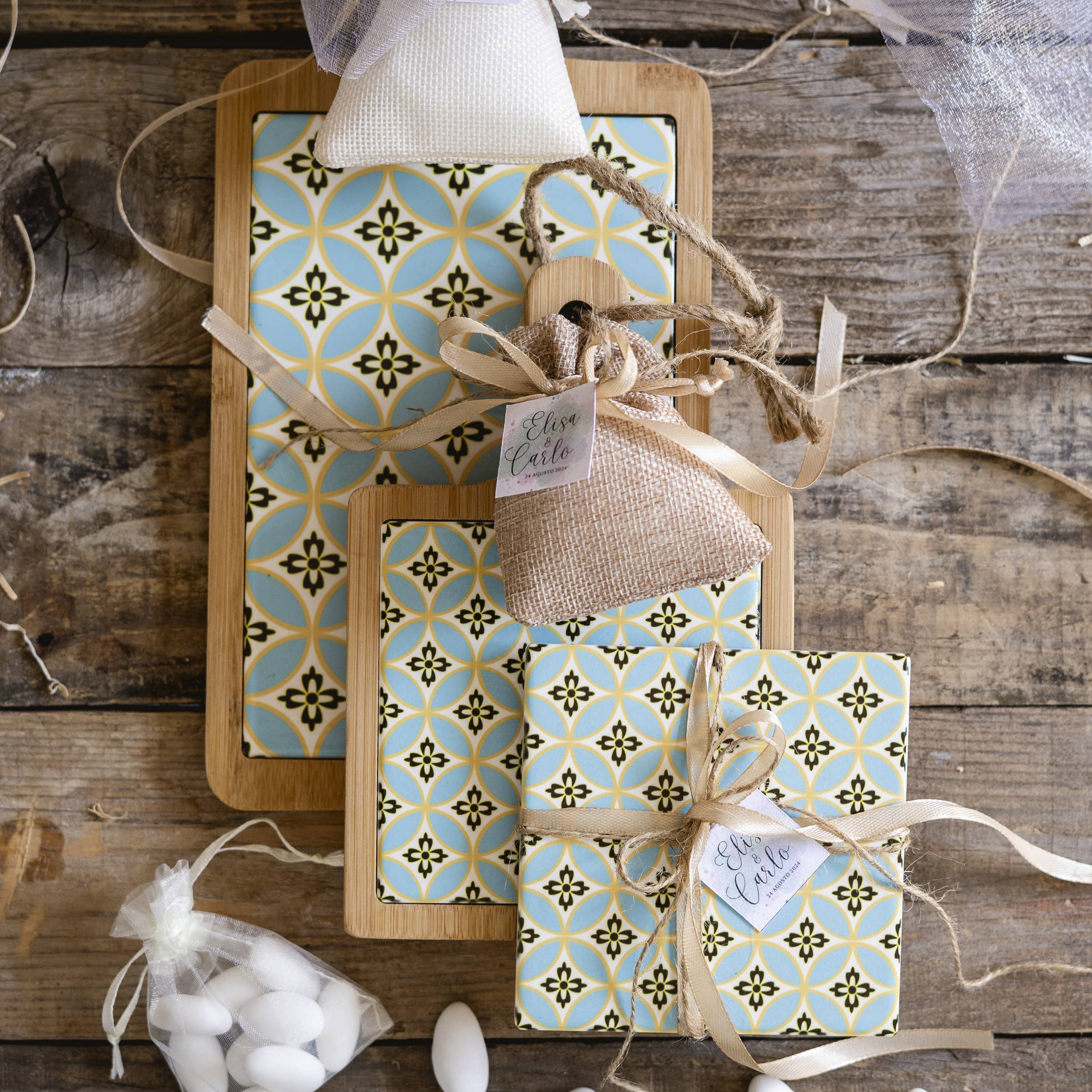 VdE Tivoli 1996 – Großhandel Schneidebretter – Valladolid Schneidebrett mit Griff 12,5 x 40 cm, 4er-Set5