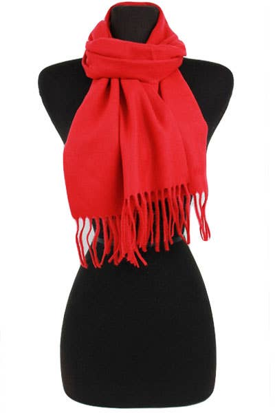 Cap Zone – wholesale Scarf – Women's – Cashmere Feel Fringed Scarves5
