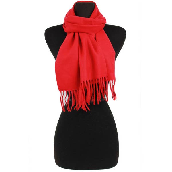 Cap Zone – wholesale Scarf – Women's – Cashmere Feel Fringed Scarves5