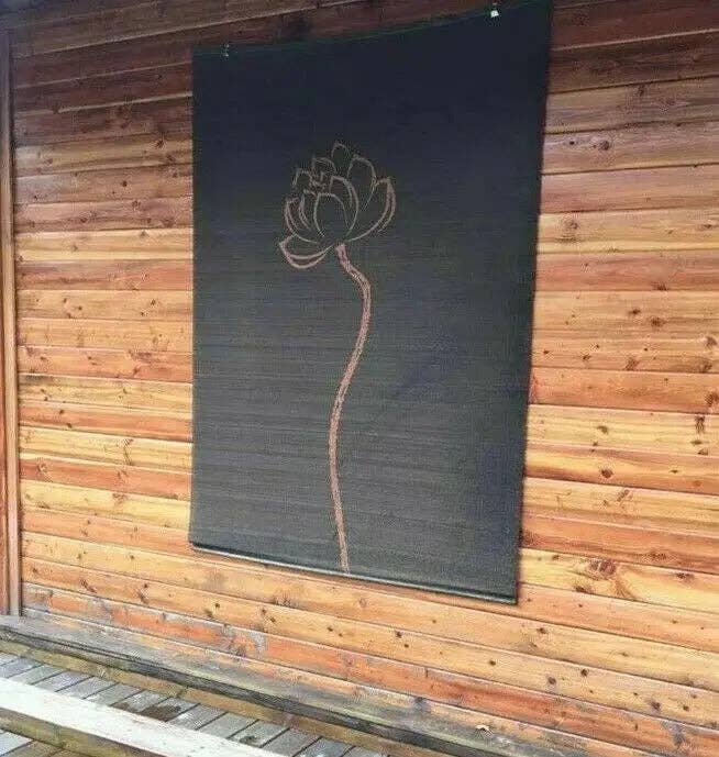 everythingbamboo - Wholesale Curtain - Bamboo Curtain & Screen Blind Rolling Curtain Panel Privacy Custom Size Picture Made to Order4