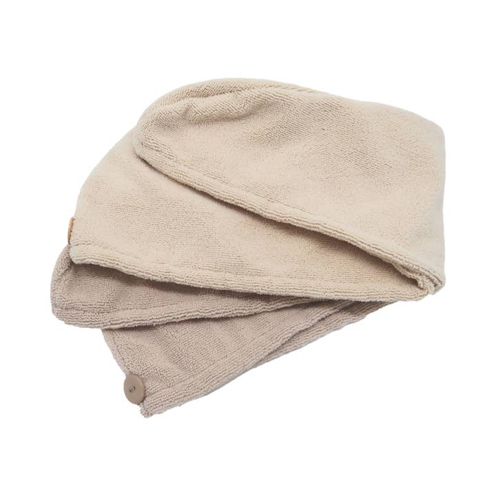 Danielle Creations – wholesale Hair towel/wrap – Danielle Creations Hair Turban Twin Pack - Grey & Cream1