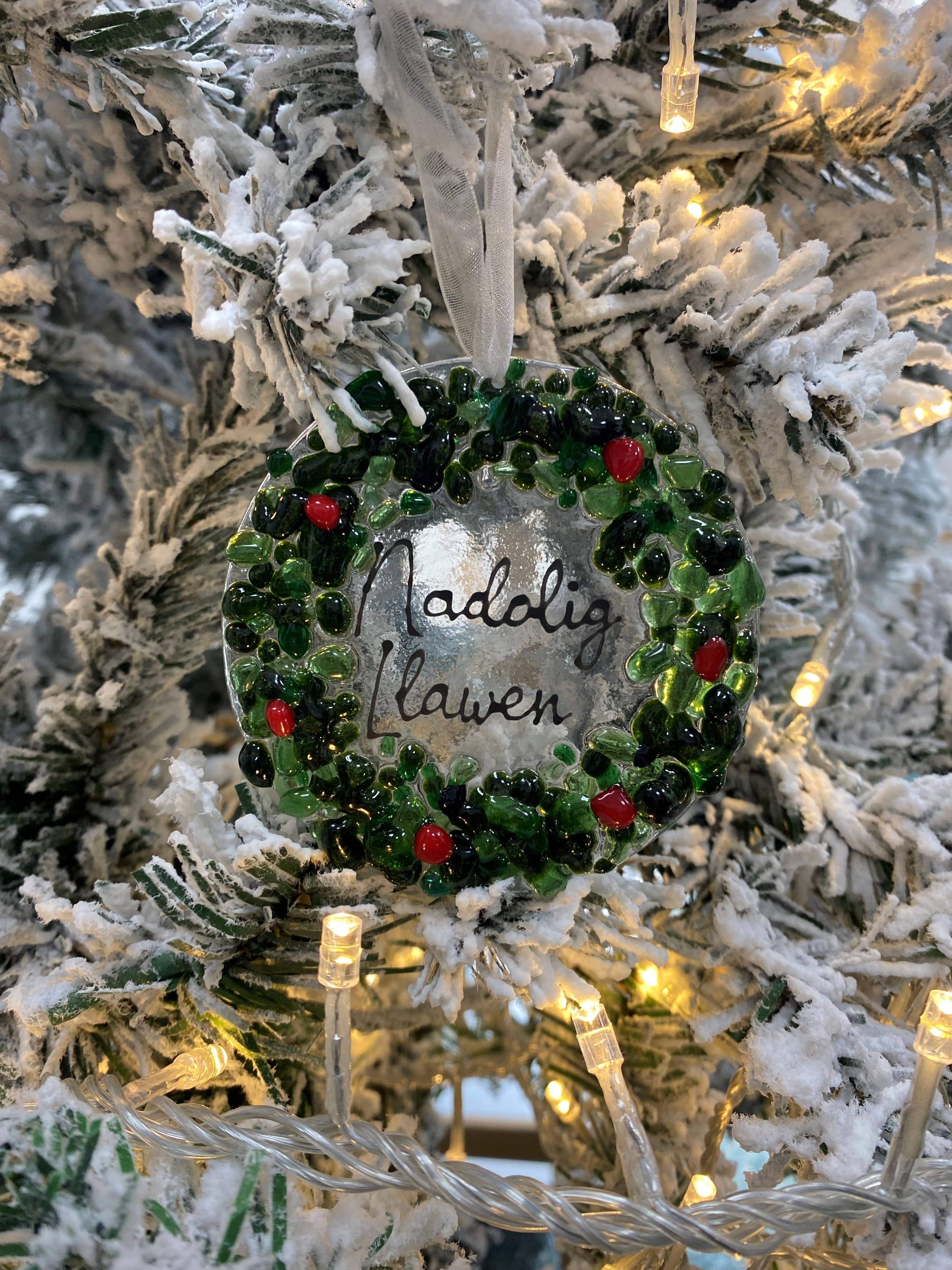 Pam Peters Designs - Vendita all'ingrosso Decorazione - Decorazione natalizia in vetro fatta a mano - Ghirlanda personalizzata2