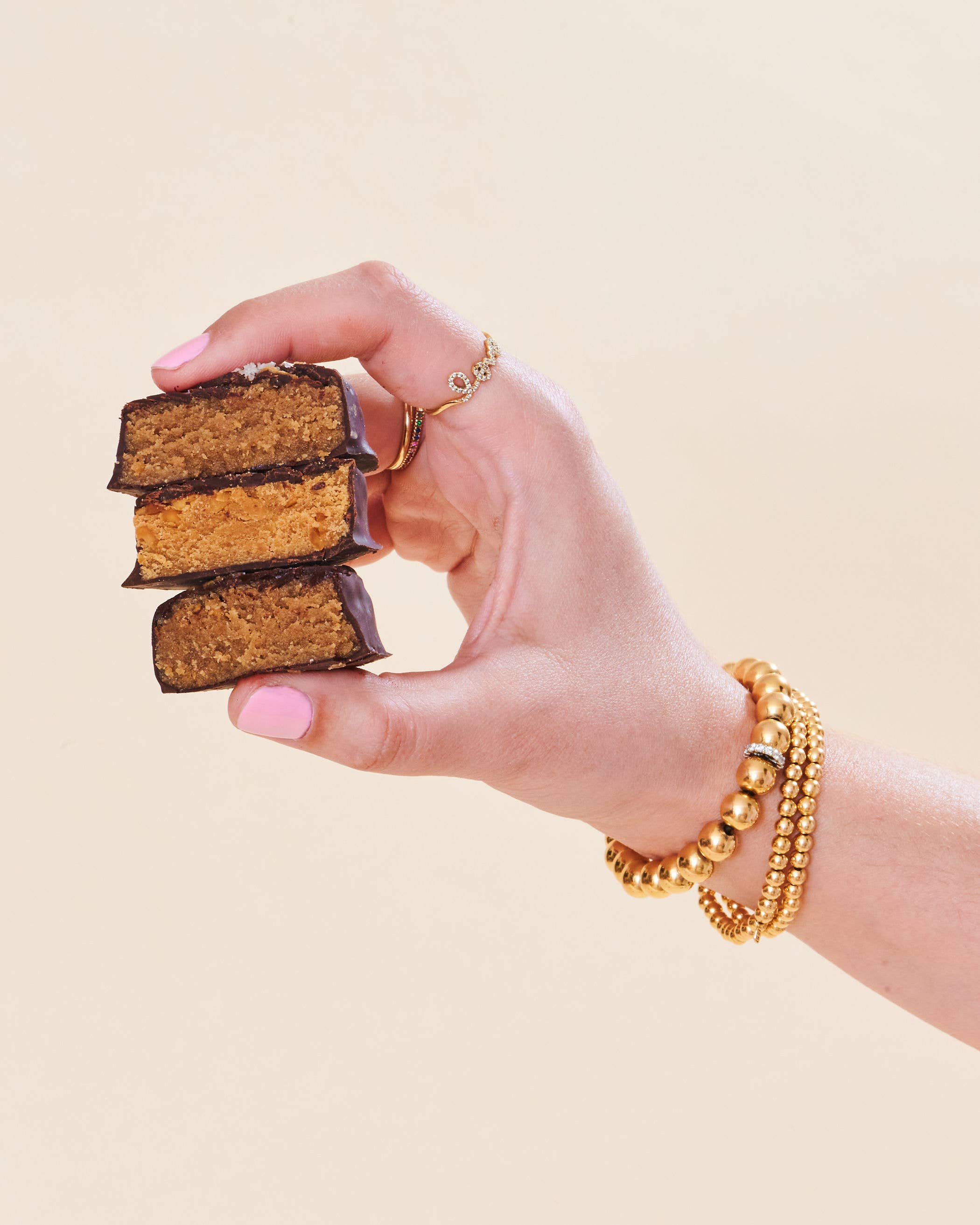 French Squirrel - Vente Barres de céréales - Bouchées Protéinées au Beurre de Cacahuète et Chocolat Berets (8 PACK)3