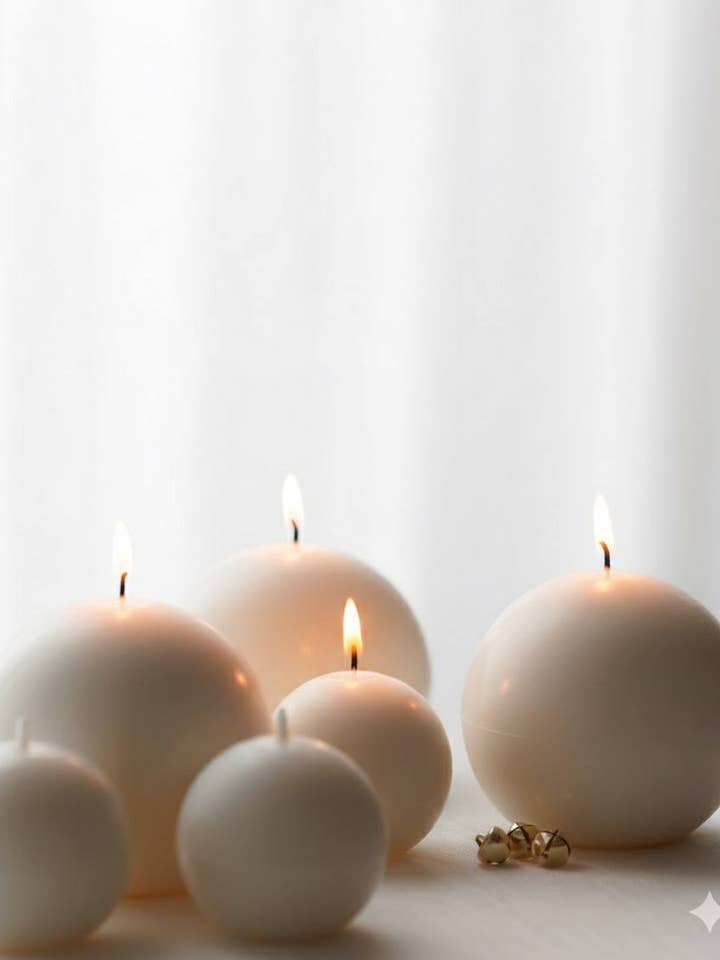 Vela de Bola Suave - Decoración Minimalista para el Hogar para venta al por mayor de Lumistel