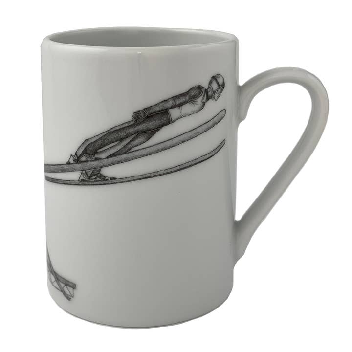 Ski Jumper Mug for wholesale by Whitney Wares