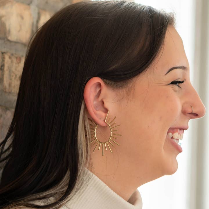 Fair Anita - Wholesale Hoop Earrings - Sun Beam Hoops4