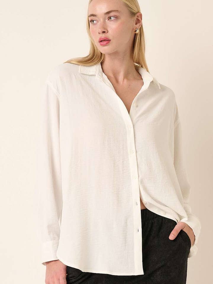 mittoshop - Wholesale Button Down Shirt - Women's - AIRFLOW BUTTON DOWN LONG SLEEVE SHIRT13