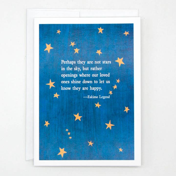 Stars in the Sky Card – Sympathy & Comfort for wholesale by Kim Dettmer Art