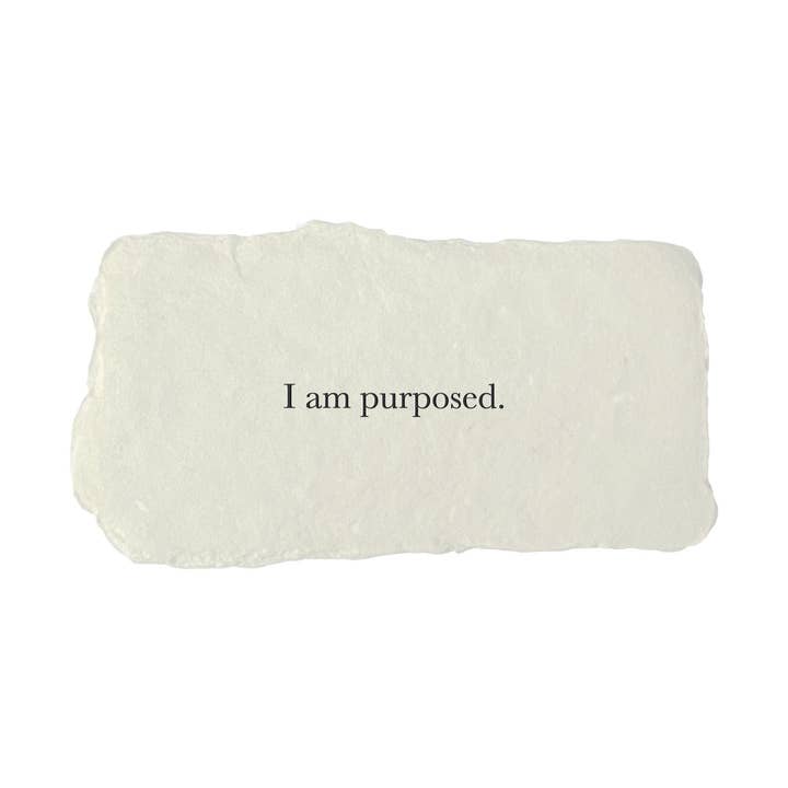 farmette - Wholesale Encouragement Card - I am purposed affirmation card0