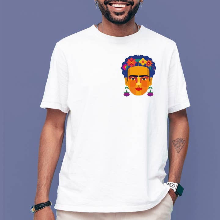 CAMISETA FRIDA GEO ILUSTRACIÓN PEQUEÑA pour la vente par Kalidoskopio