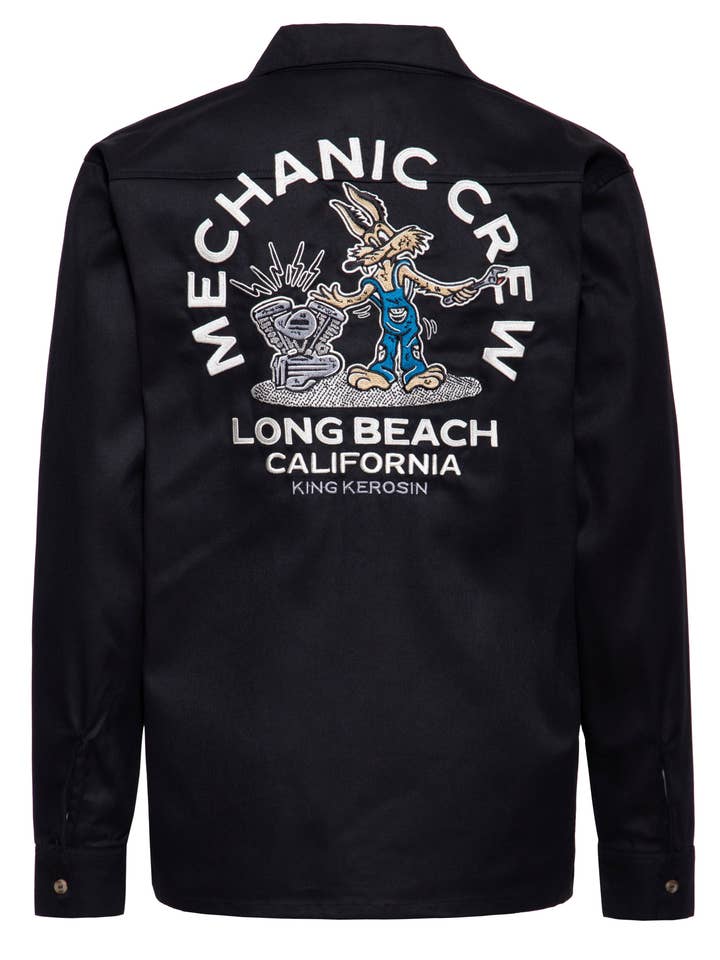 Long-sleeve shirt "Mechanic Crew" for wholesale by KING KEROSIN